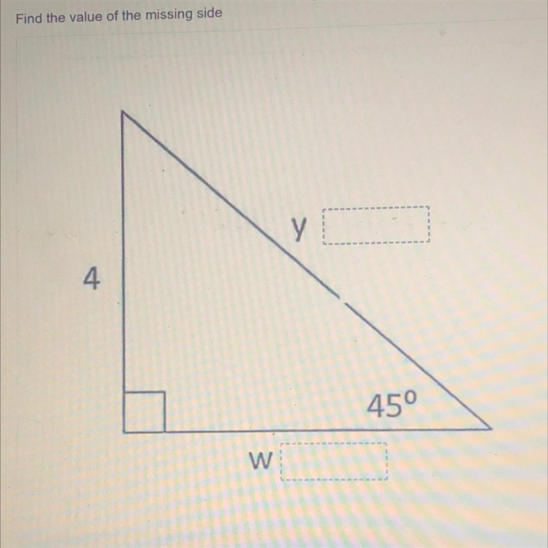 Need Help with this Geometry Question! I need to find value of missing side-example-1