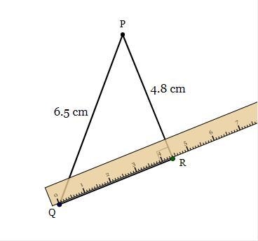 What's The actual length of QR (round to 3 decimal places) ?-example-1