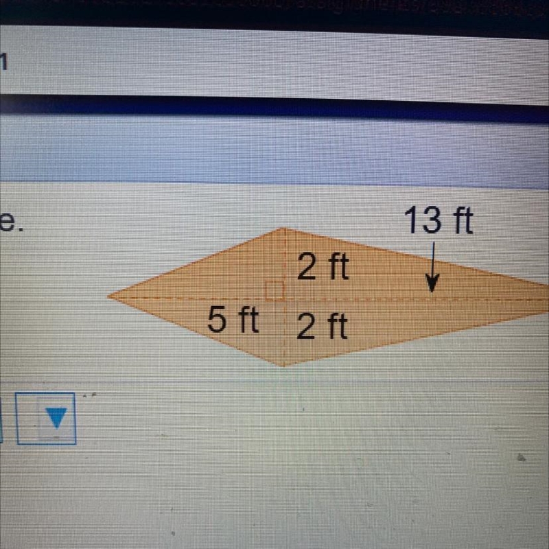 Find the area of the shape (don’t mind the dirty computer screen(-example-1