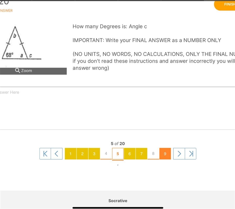 How many degrees is angle c?-example-1