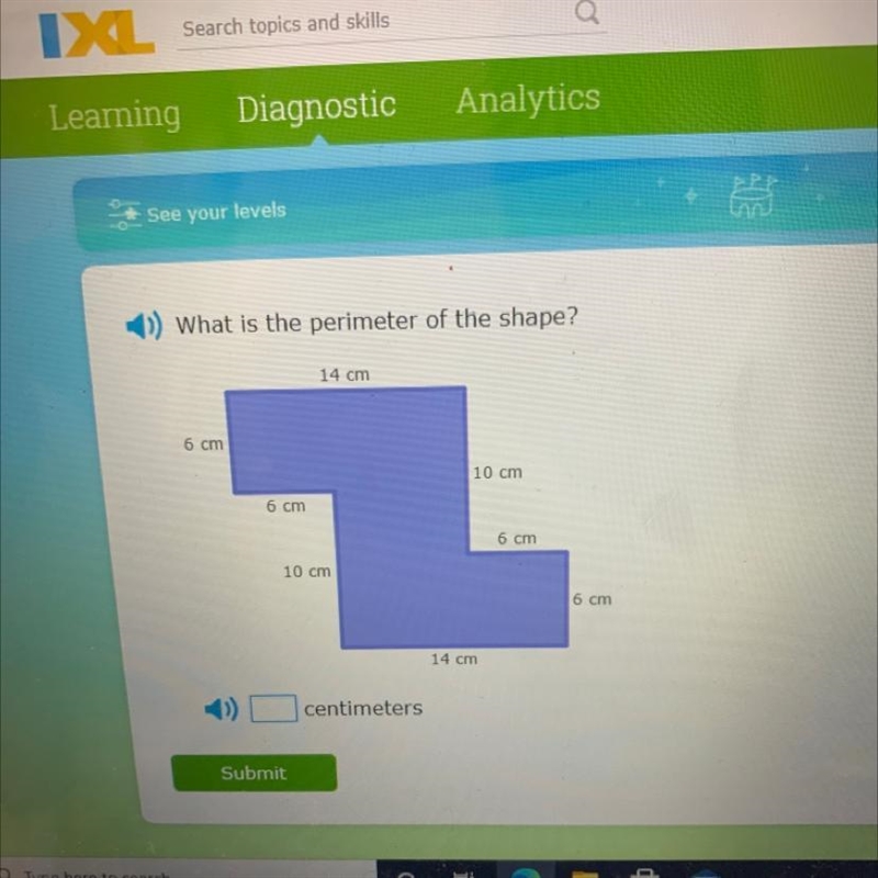 What is the perimeter of the shape?-example-1