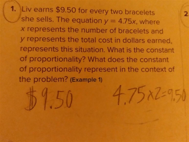 1.) I'm trying to see if I got this answer right. If not, correct me.​-example-1