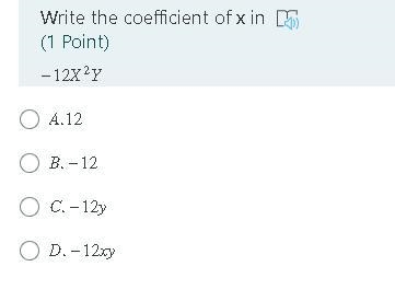 Write the coefficient of x in-example-1