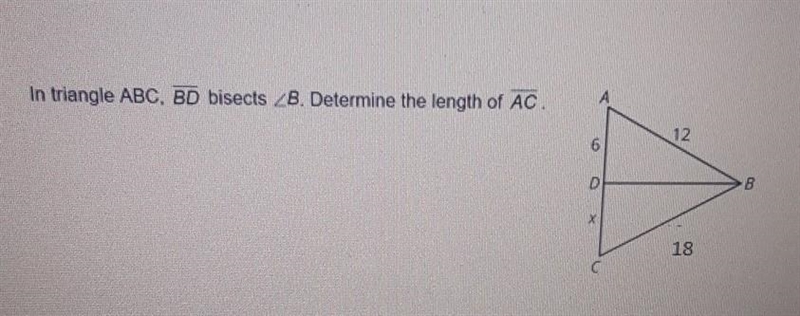 Determine the length of line segment AC​-example-1