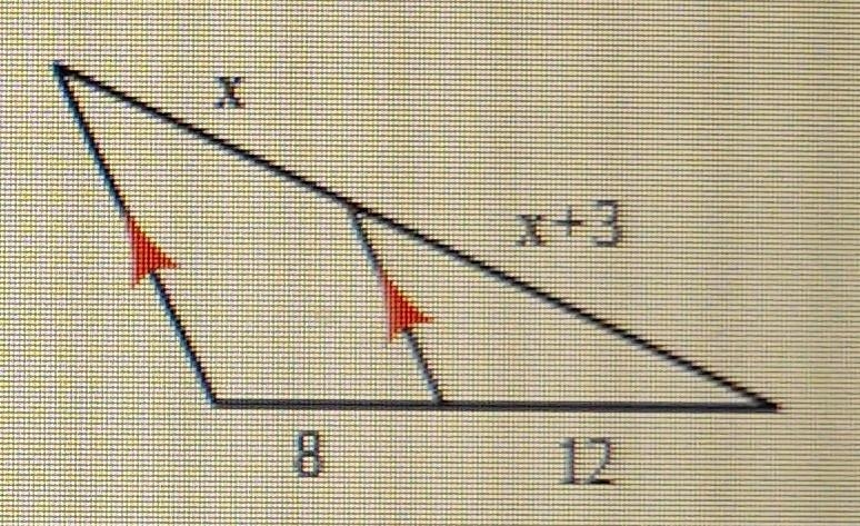 Solve for x using the diagram. (Simply your answer)-example-1