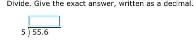 Divide. Give the exact answer, written as a decimal.-example-1