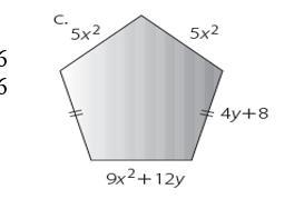 1. El perímetro de la figura que se muestra es: a. 10x2+20y+8 b. 19x2+16y+16 c. 19x-example-1