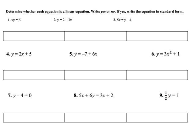 ALGEBRA 1 LINEAR EQUATIONS PLS ONLY ANSWER IF YOU ACTUALLY KNOW-example-1