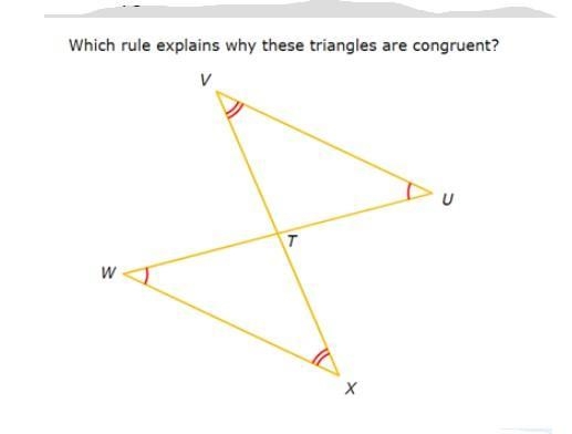 Which rule explains why these triangles are congruent? (A) ASA (B) AAS (C) SAS (D-example-1