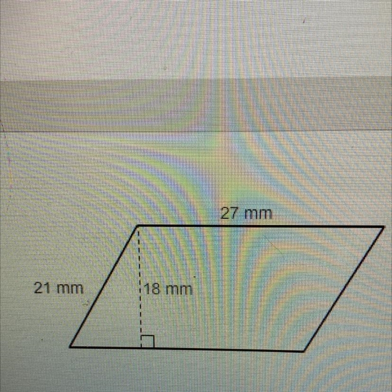 Help please! What is the area of the parallelogram?-example-1