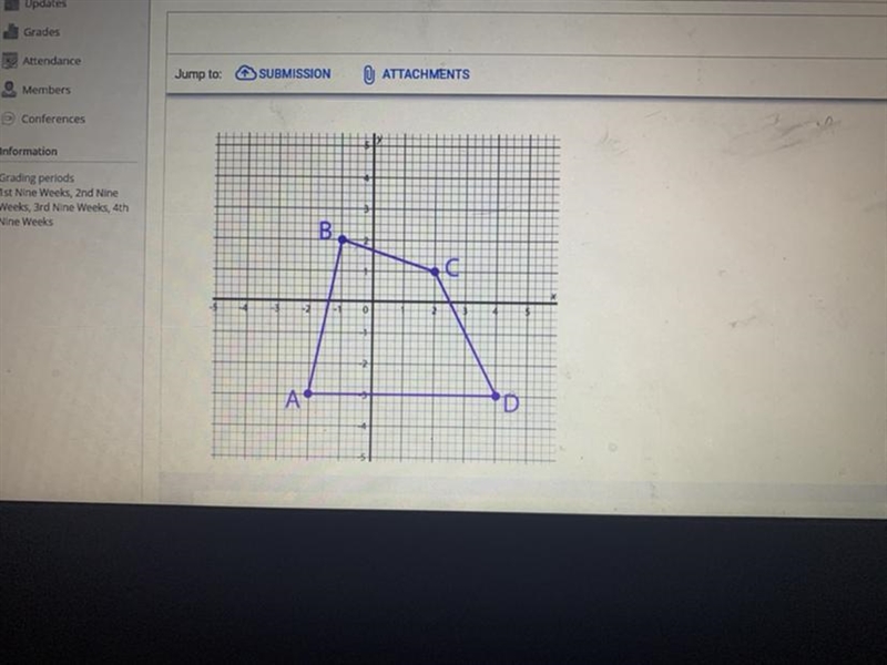 In need of some help Translate the figure 3 unit to the left and 2 unit up Graph the-example-1