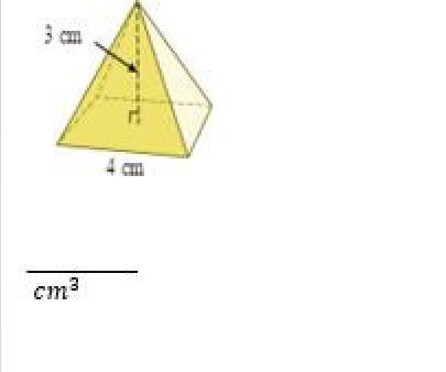 An artist makes paperweights in the shape of square pyramids. The paperweights are-example-1