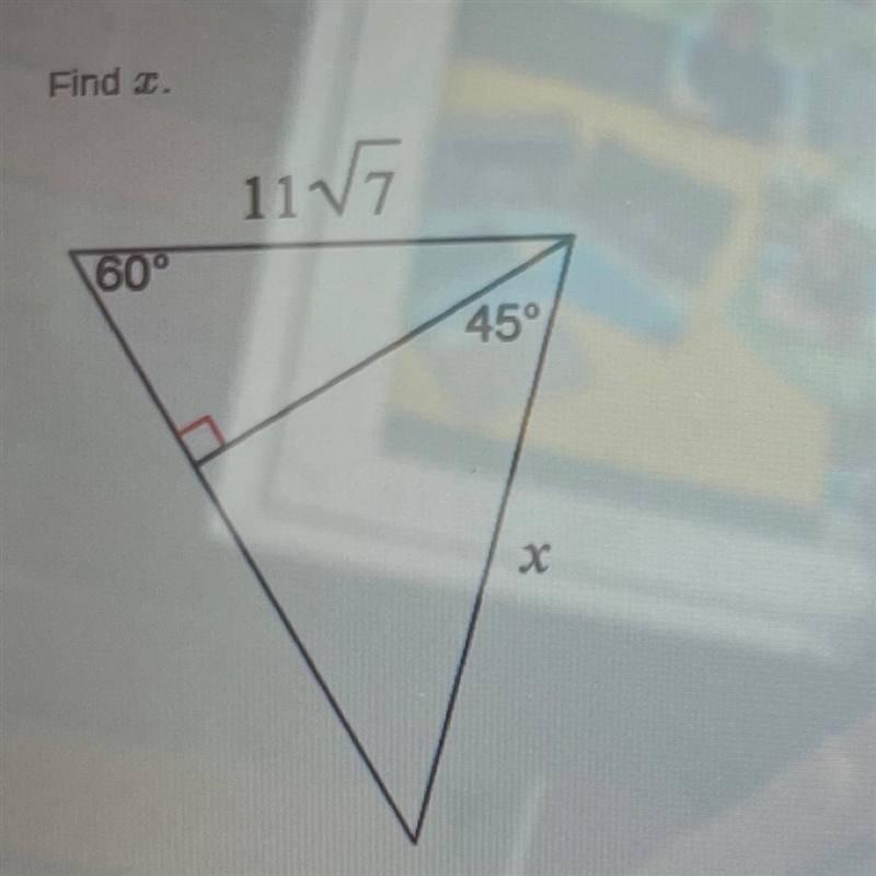 Find x. PLEASE HELP ASAP-example-1