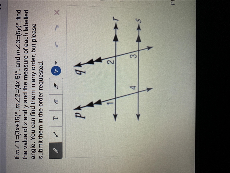 Can someone help me solve this? I will need the x and y and will also need to solve-example-1