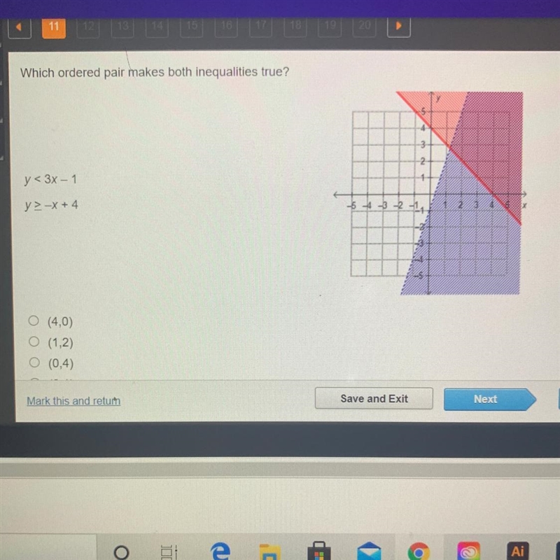 O (4,0) O (1,2) 0 (0,4) O (2,1)-example-1