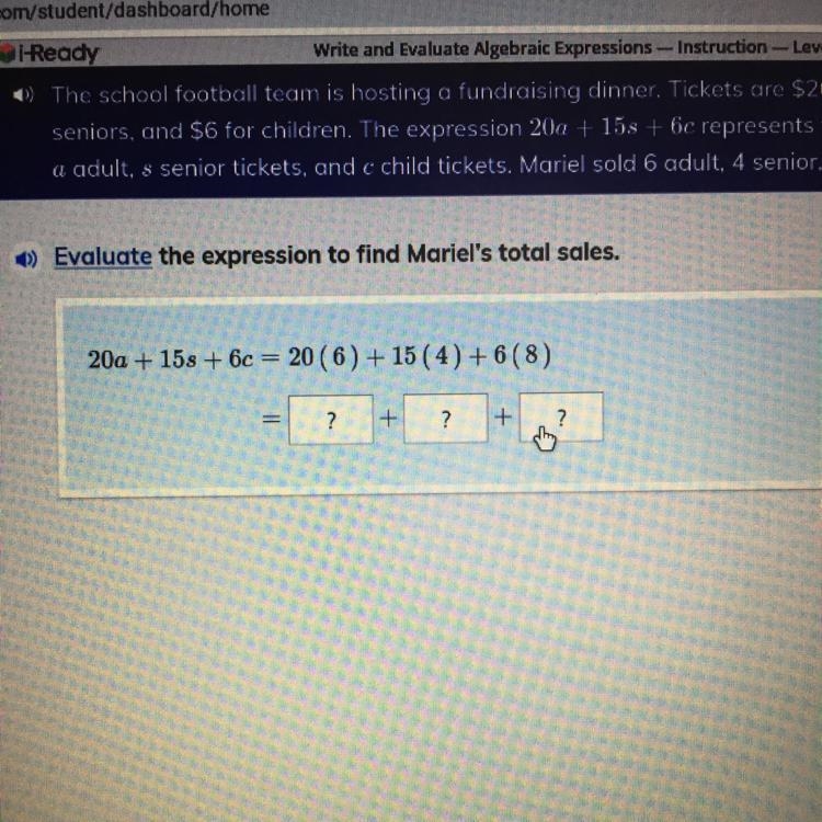 20a + 158 + 6c = 20 (6) +15(4) + 6(8) ? ? + ? 2 + ?-example-1