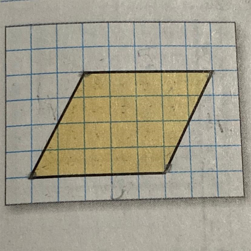 Find the area of each figure in square units. (also I need to know he formula for-example-1