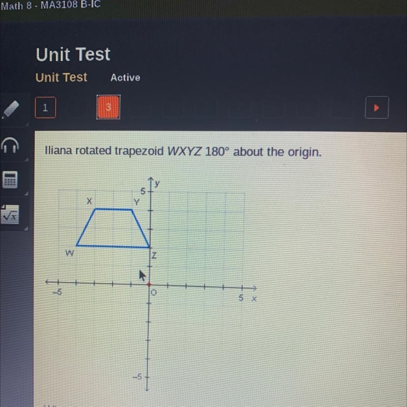 What is the correct set of image points for trapezoid W'X'Y'Z'? 1. W(4, -2), X’ (3, -4), Y-example-1