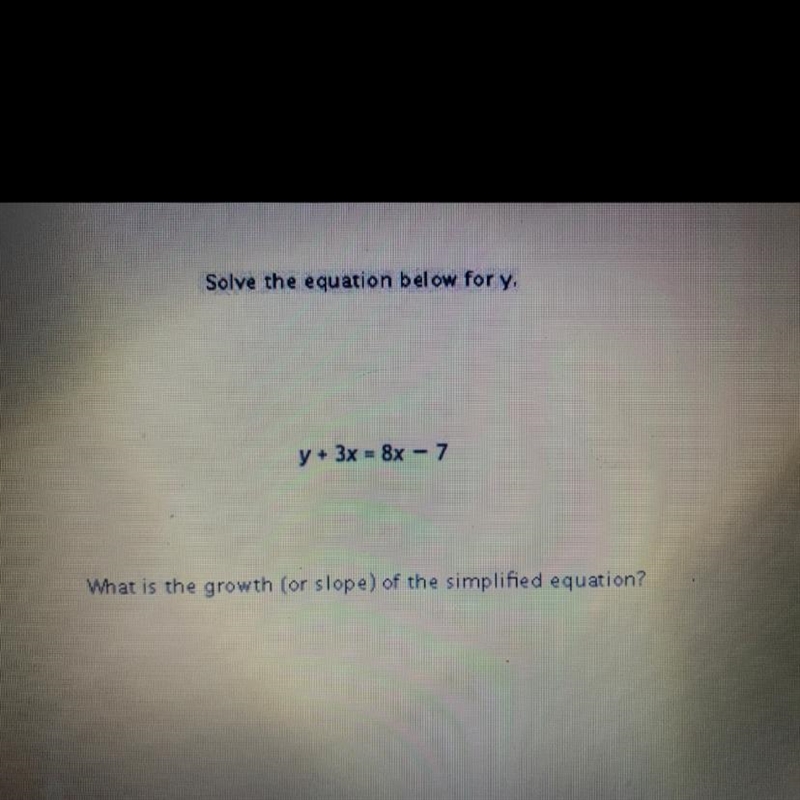 What is the growth (or slope) of the simplified equation??-example-1