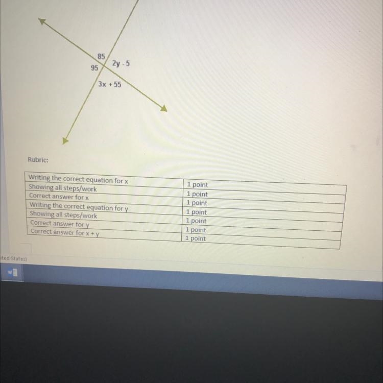 Help what is x+y ??? Please this is due at 12-example-1