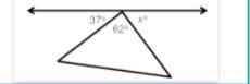 Find the missing angle.-example-1