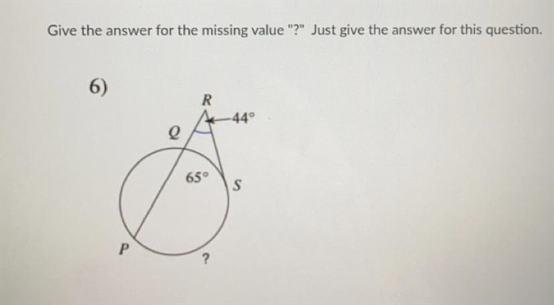 How do i find the missing value of “?”-example-1