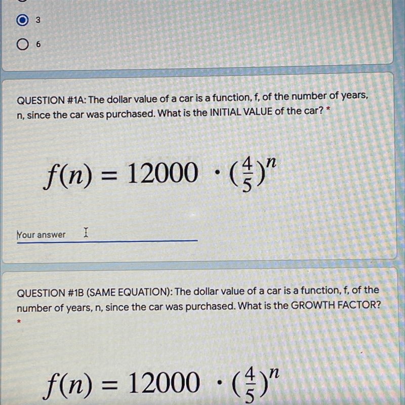 What is the initial value of the car? This is due tonight plz help!-example-1