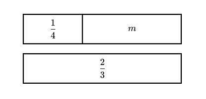 The tape diagram represents an equation. Write an equation to represent the image-example-1