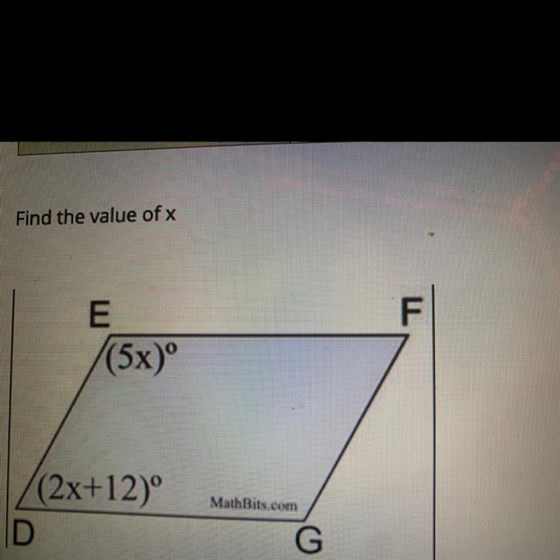 Find the value of x Thanks bb please explain-example-1