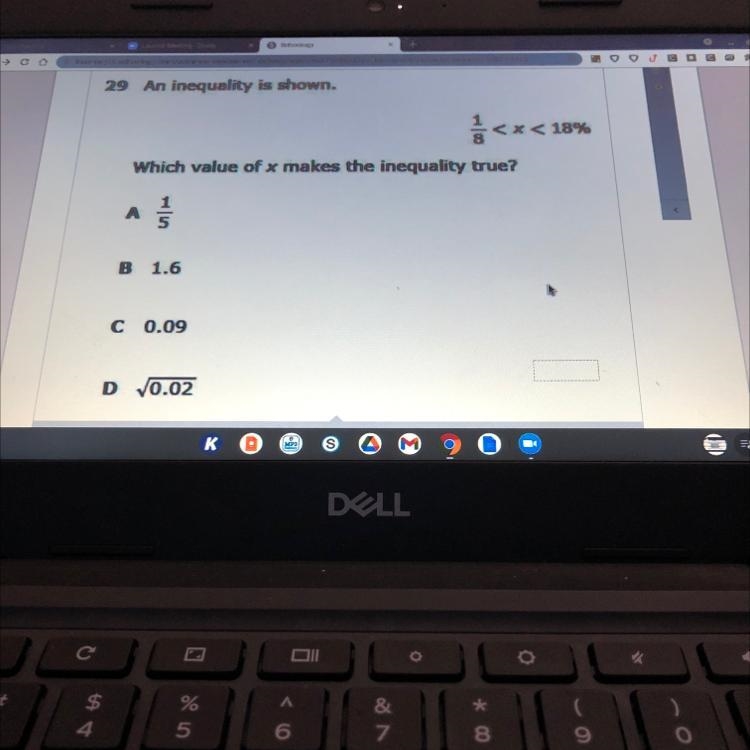 Which value of x makes the inequality true-example-1