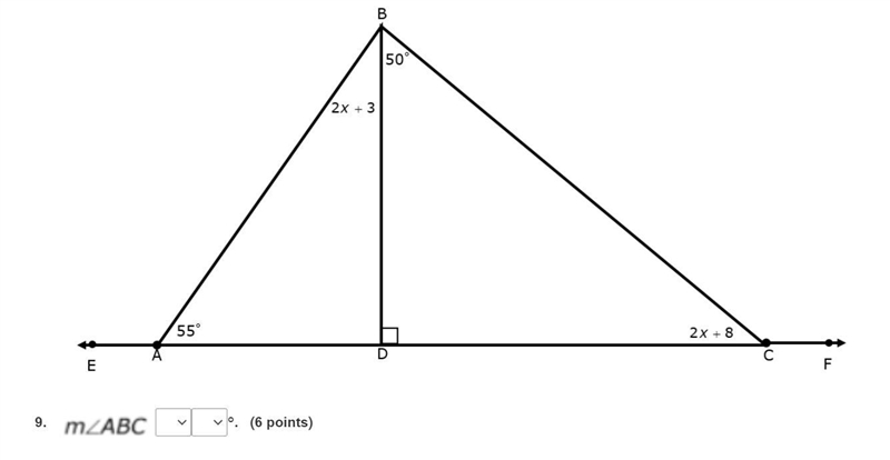 Help asap find m∠ABC-example-1