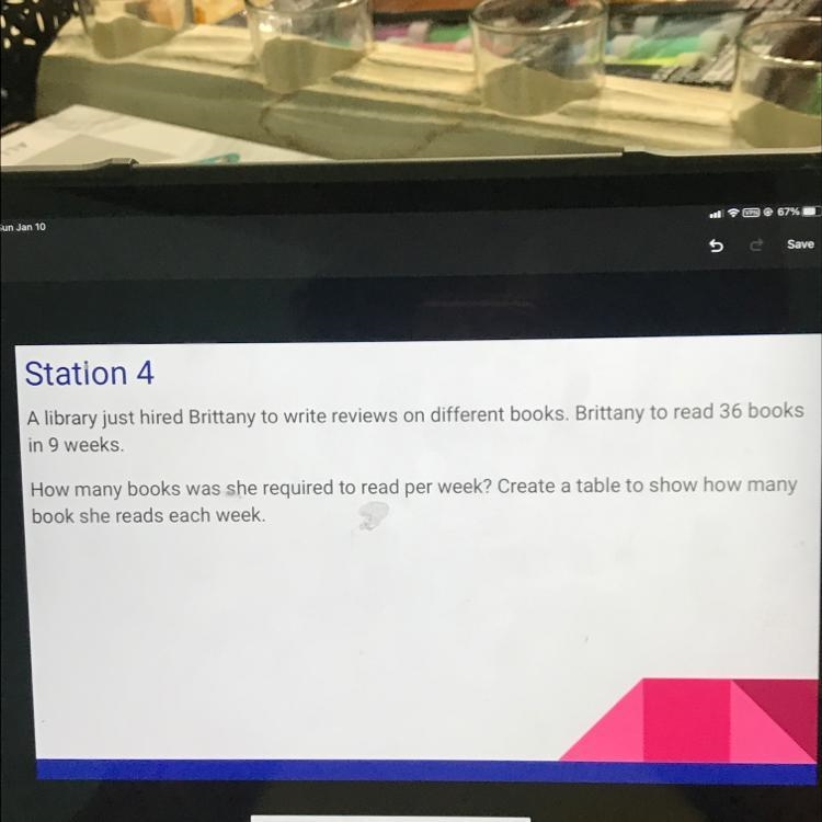 Station 4 A library just hired Brittany to write reviews on different books. Brittany-example-1