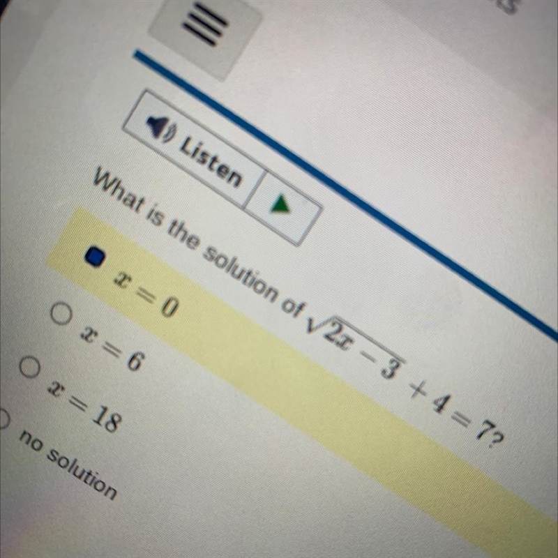 What is the solution of 2x = 3 + 4 = 7?-example-1