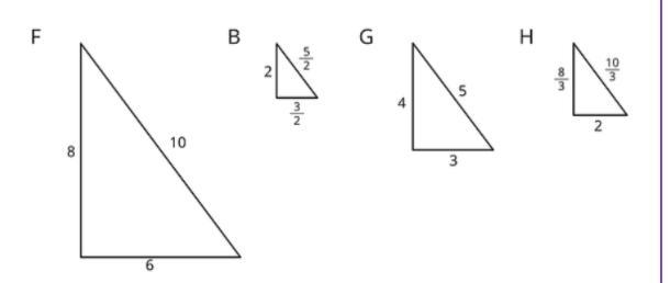 What are the areas of all these triangles? I need help please? and if you could do-example-1