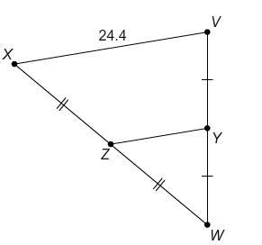 What is YZ? Enter your answer as a decimal in the box.-example-1