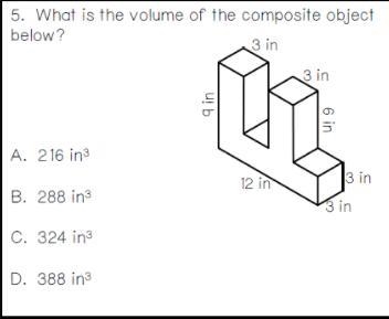 What is the volume of the composite object below?-example-1