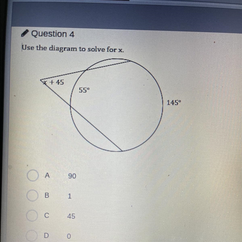 Use the diagram to solve for x.-example-1