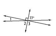 Find m∠1. A) 103° B) 13° C) 77° D) 26°-example-1