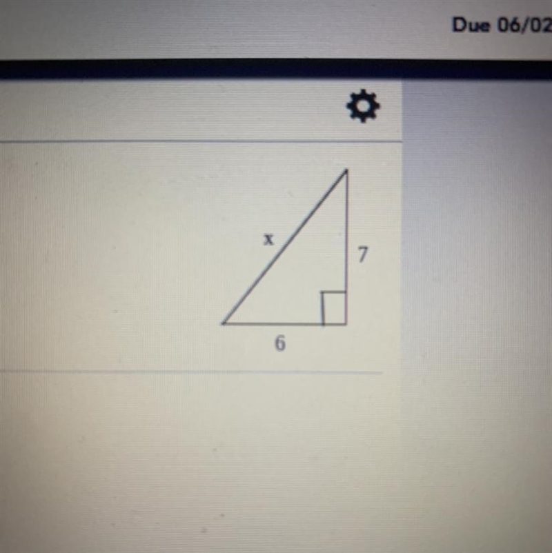 Find the value of X. If necessary write in radical form-example-1