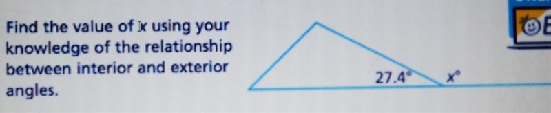 Please help me Find the value of x using your knowledge of the relationship between-example-1