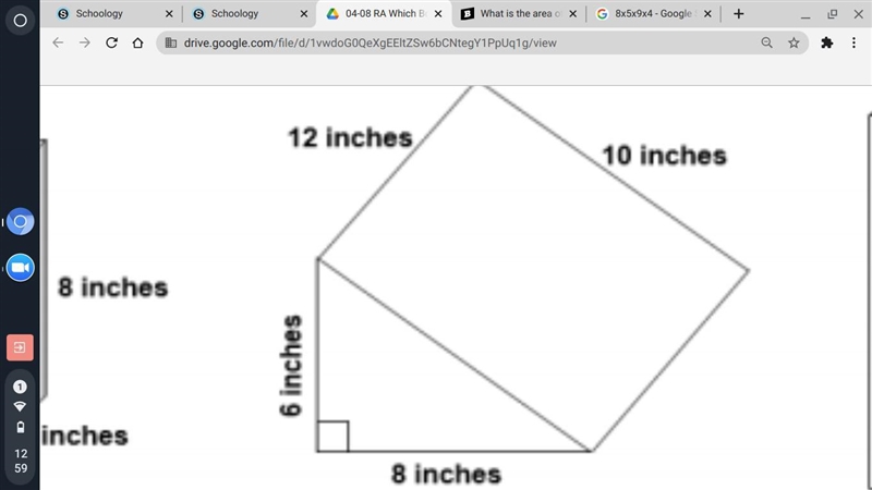 What is the area of the base?-example-1