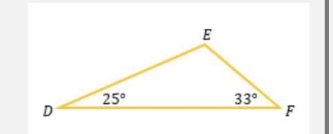 What is the measure of Angle E?-example-1