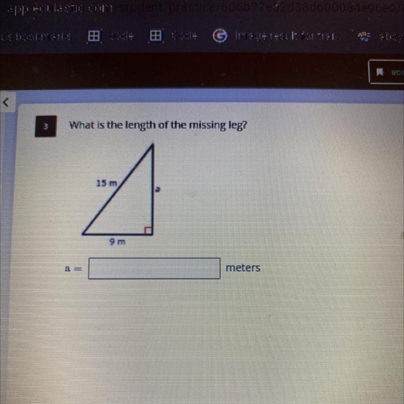 What is the length of the missing leg (in meters)-example-1