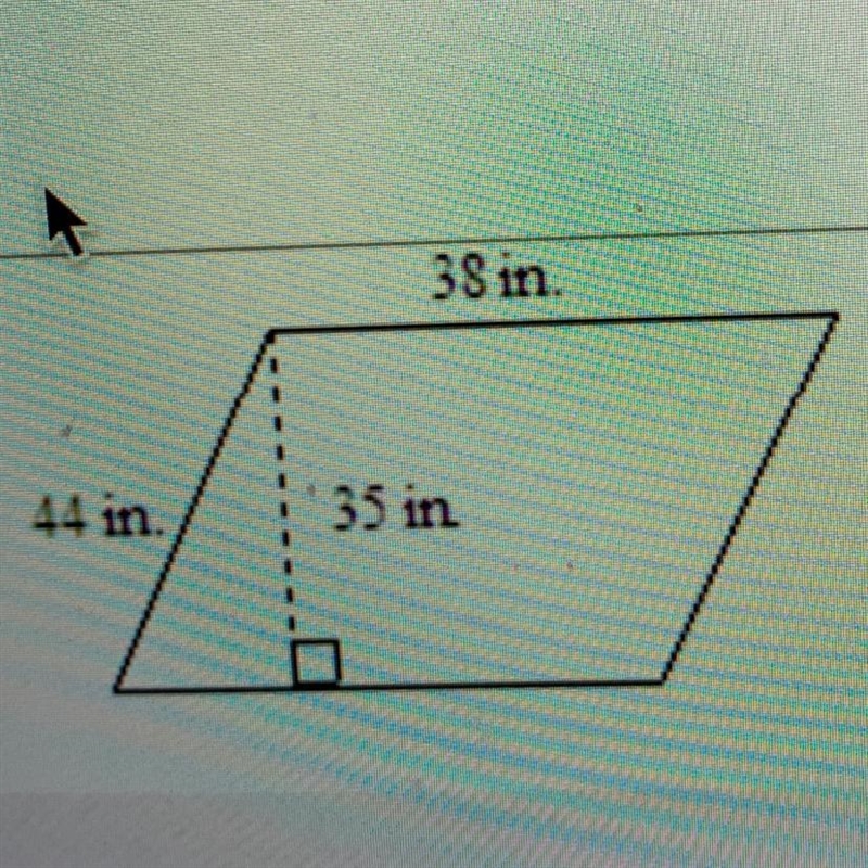 Find the area of the parallelogram.-example-1