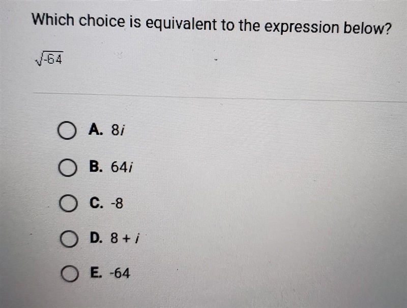 Which choice is equivalent to the expression below?​-example-1