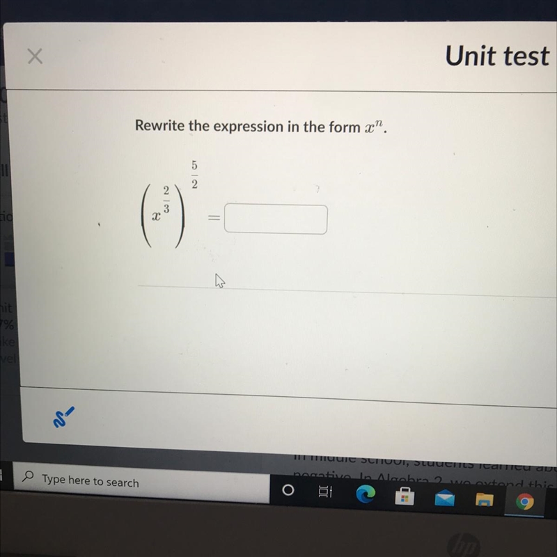 Rewrite the expression in the form x^n-example-1