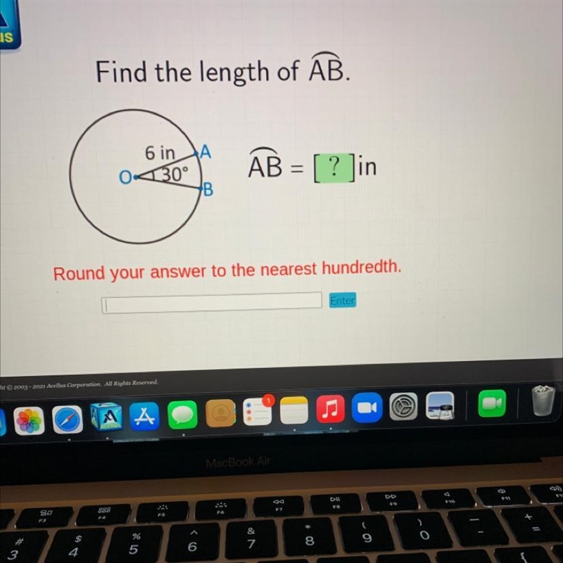 Find the length of AB. AB = [ ? ]in-example-1