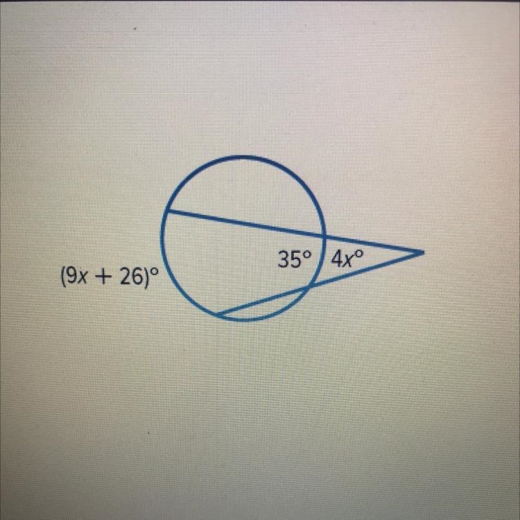 PLEASE HELP ASAP Find the value of x.-example-1