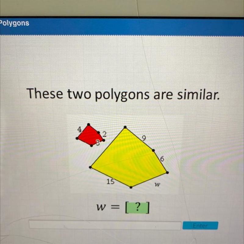 I need help to find w =-example-1