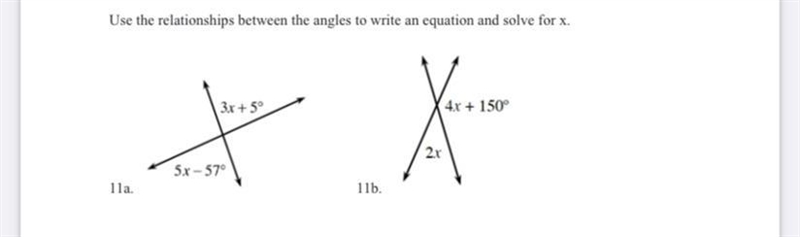 This is homework. please help with the answer for both 11a and 11b :))-example-1